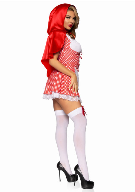 Red Riding Hood Kleid Rot Weiß Damen Leg Avenue