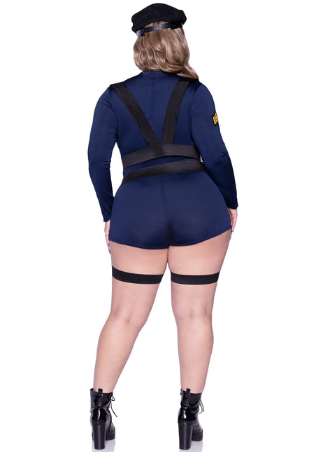 Polizei Anzug Damen Bodysuit Leg Avenue