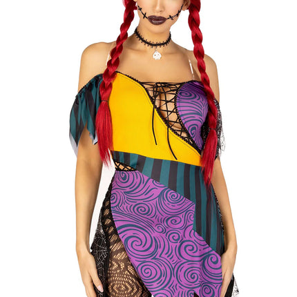 Halloween Kleid Damen Sally Leg Avenue