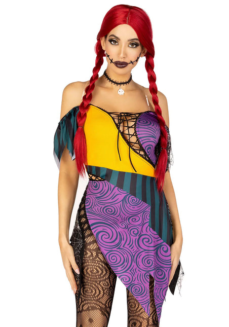 Halloween Kleid Damen Sally Leg Avenue