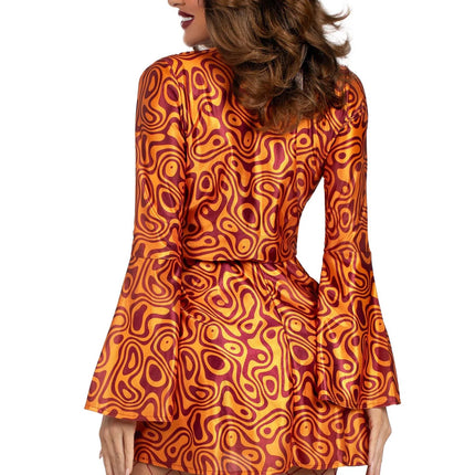 Disco 70S Kleid Ladies Leg Avenue