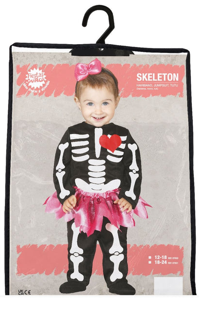 Skelett Halloween Kostüm Baby Tutu