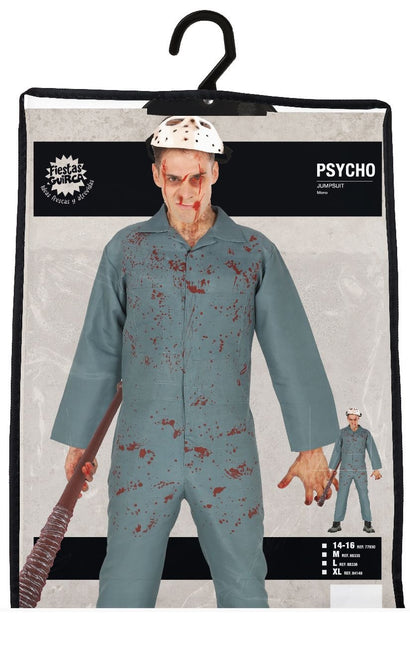 Psycho Halloween Kostüm Herren Jumpsuit