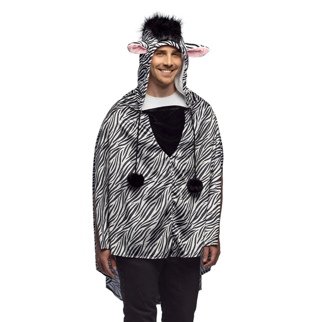 Poncho Zebra Eins <tc>Größe</tc>