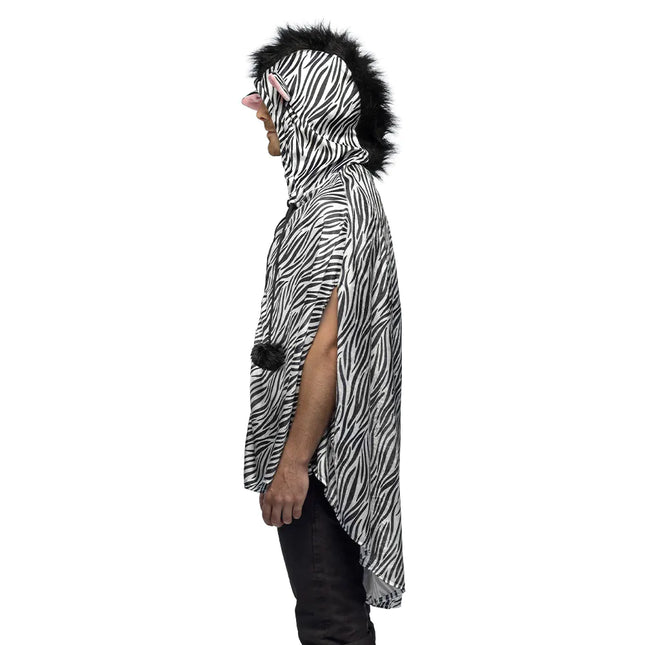 Poncho Zebra Eins <tc>Größe</tc>