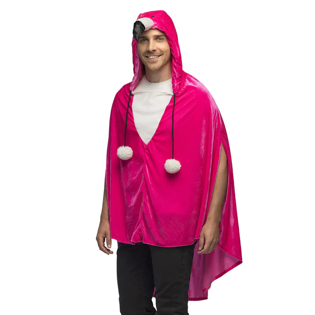 Poncho Flamingo Eins <tc>Größe</tc>