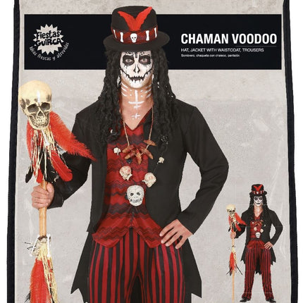 Voodoo Halloween Kostüm Männer