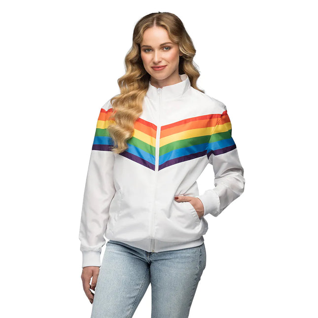 Trainingsjacke Vintage Rainbow Babe