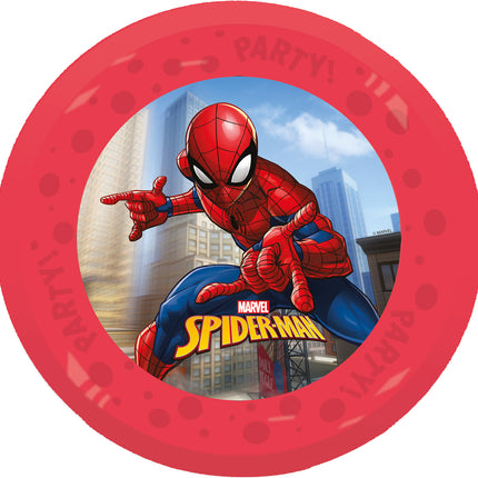 Spiderman Teller wiederverwendbar 21cm 4Stk