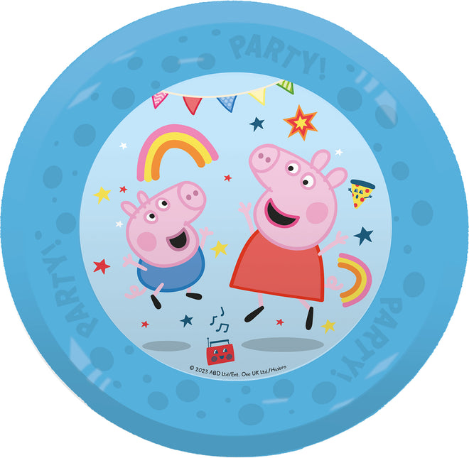 Peppa Pig Teller Wiederverwendbar 21cm 4Stk