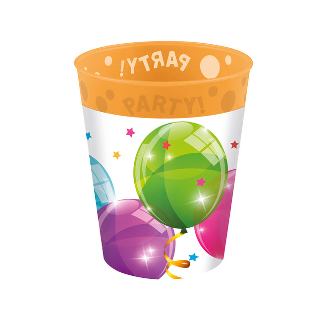 Party Becher Ballons Wiederverwendbar 250ml 4Stk