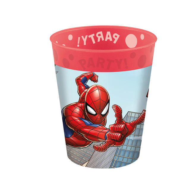 Spiderman Becher wiederverwendbar 250ml 4Stk