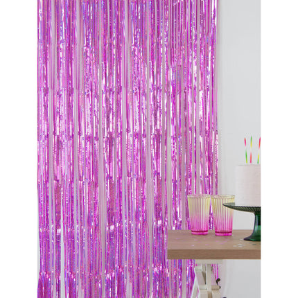 Partyvorhang - Sparkling Pink - 1 x 2 m