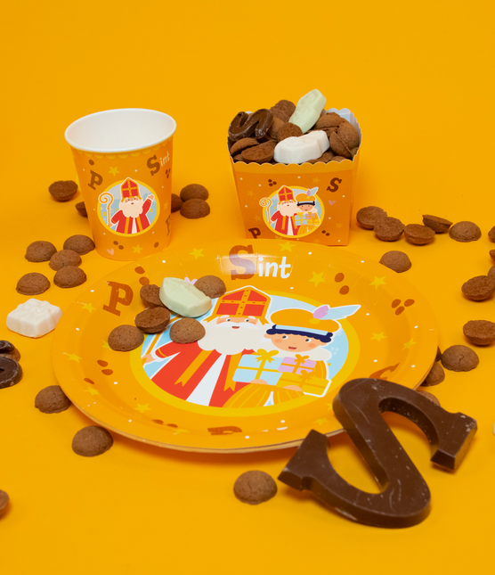 Sinterklaas Tabletts 8cm 6Stk