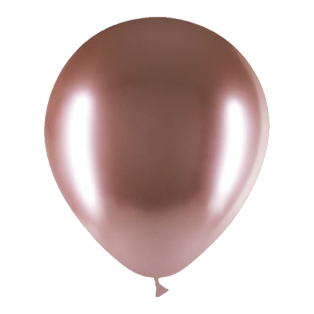 Rose Gold Ballons Chrom 30cm 10Stk