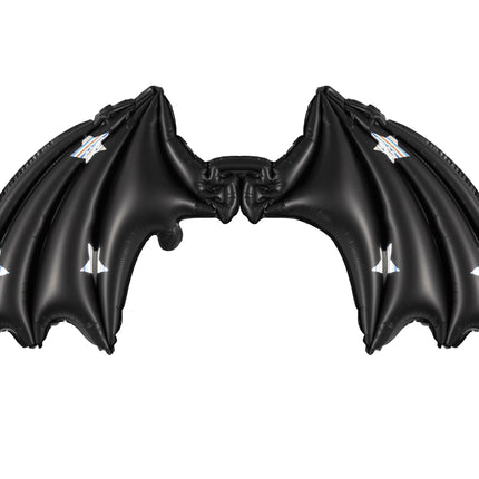 Halloween Heliumballon Schwarze Fledermaus Leer 85cm