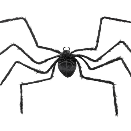 Schwarze Fake Spinne Xl