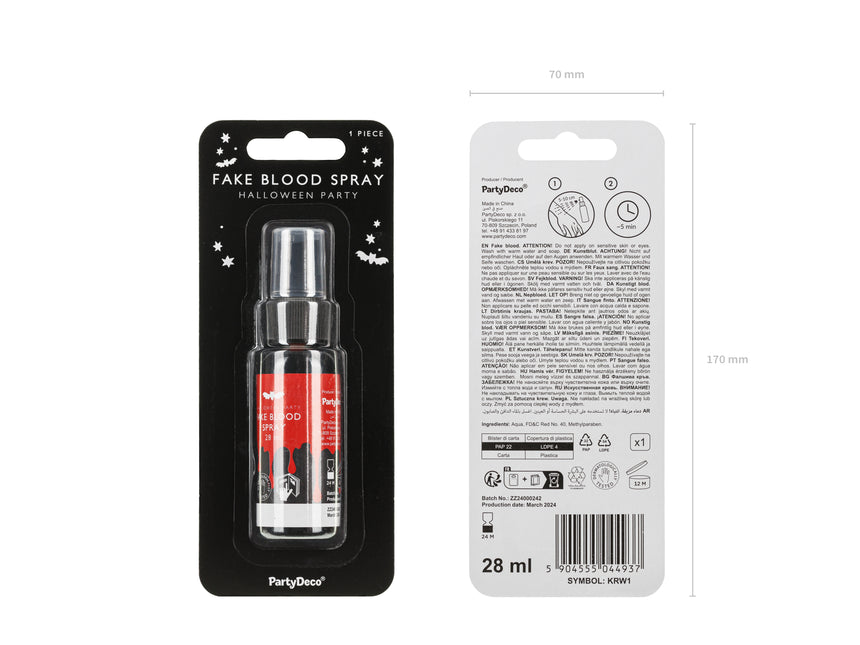 Red Fake Blood Spray 30ml