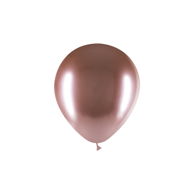 Rose Gold Ballons Chrom 13cm 100Stk