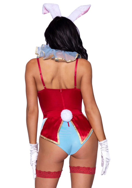 Alice In Wonderland Kostuum Dames Bodysuit Leg Avenue - Partywinkel - 714718564395