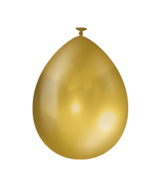 Gold Latex Ballons Metallic 30cm 25Stk