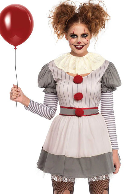 Clown Jurk Dames Leg Avenue - Partywinkel - 714718535494