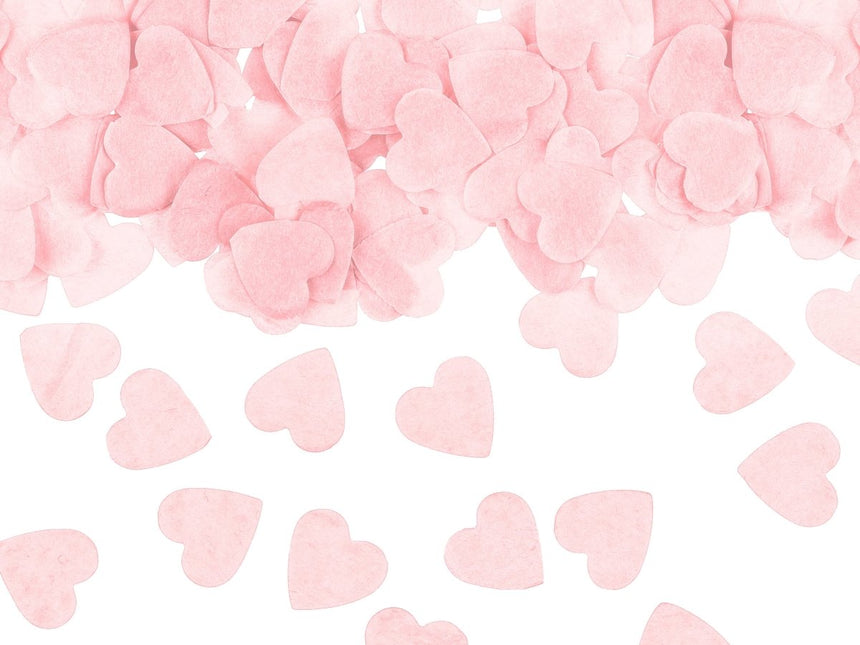 Confetti Hearts, 1,6x1,6 cm, light pink, 15g - Partywinkel - 5904555011816