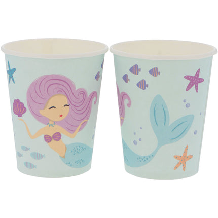 Becher - Mermaid Magic - 250 ml - 8 Stück