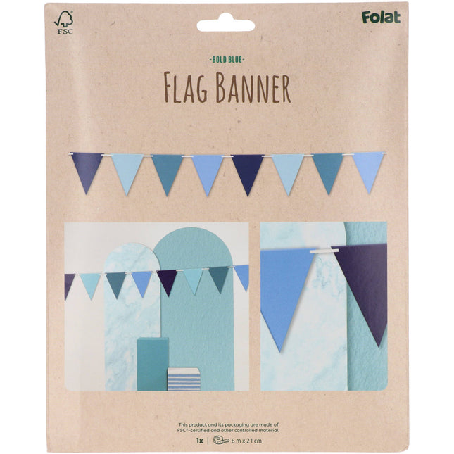 Flaggenleine Blau 6m