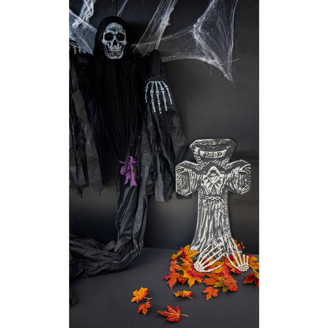 Halloween Hängende Dekoration Skelett Tod 1,8m