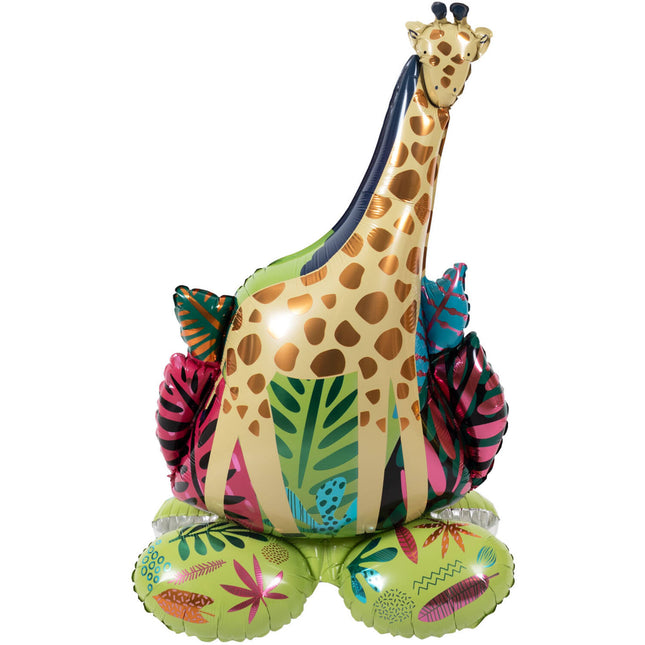 Stehender Folienballon Giraffe 79cm Leer