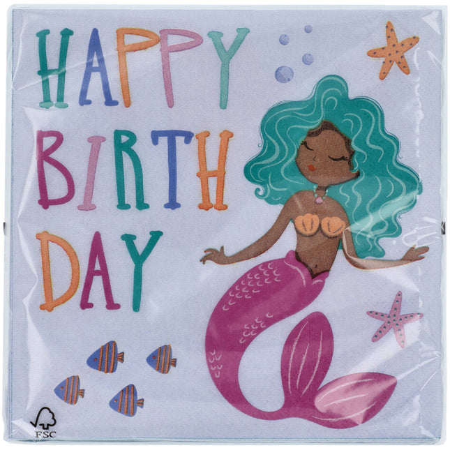 Servietten - Mermaid Magic - 33 x 33 cm - 20 Stück