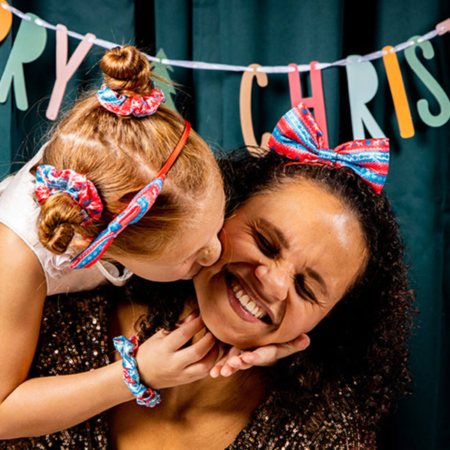 Weihnachten Scrunchies 3Stück