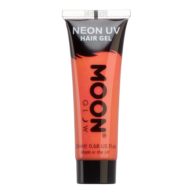 Moon Glow Neon UV Haargel Intensives Rot 20ml