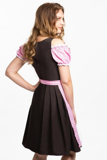 Dirndlkleid Oktoberfest Rosa Braun