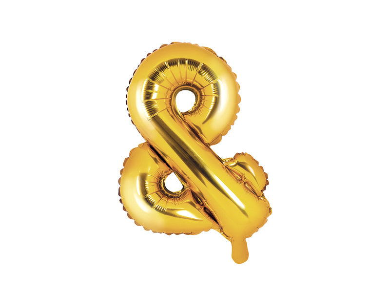 Folienballon Letter & Gold Leer 35cm