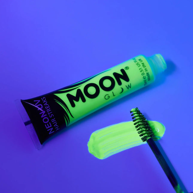 Moon Glow Neon UV Haarsträhnen Intensives Grün 15ml