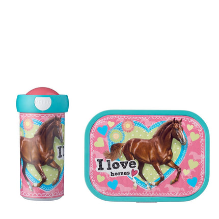 Lunch-Set Campus School Becher+Lunchbox My Horse