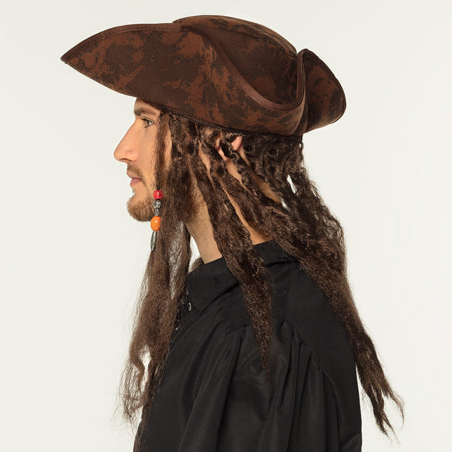 Piratenhut mit Dreadlocks