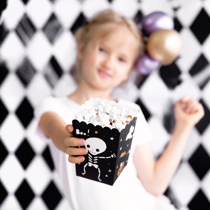 Halloween Popcorn Schalen 12,5cm 6Stk