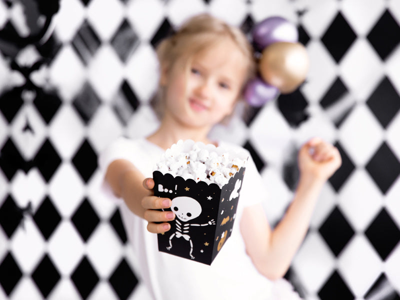 Halloween Popcorn Schalen 12,5cm 6Stk