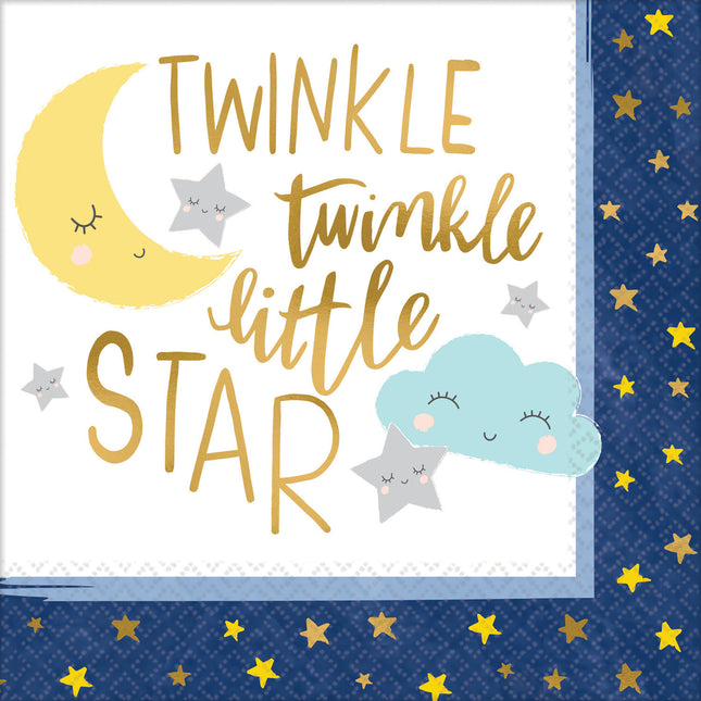 Twinkle Little Star Servietten 33cm 16Stück