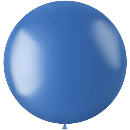 Blauer Ballon Metallic Königsblau 80cm