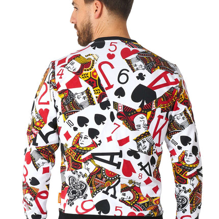 Casino Spielkarten Pullover Männer <tc>OppoSuits</tc>