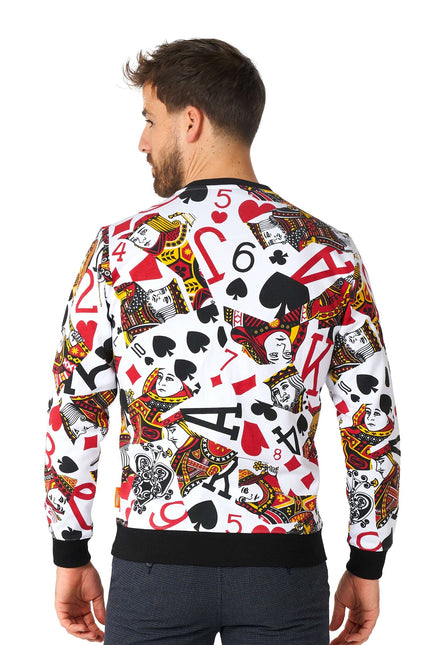 Casino Spielkarten Pullover Männer OppoSuits