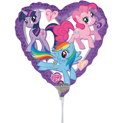 My Little Pony Folienballon Herz Mini23cm