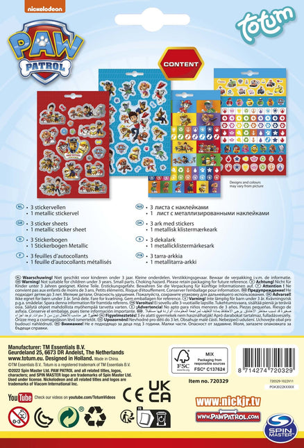 Paw Patrol Stickerbuch