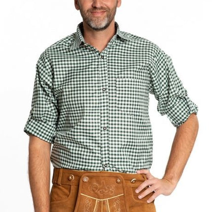 Oktoberfest Bluse Männer Grün