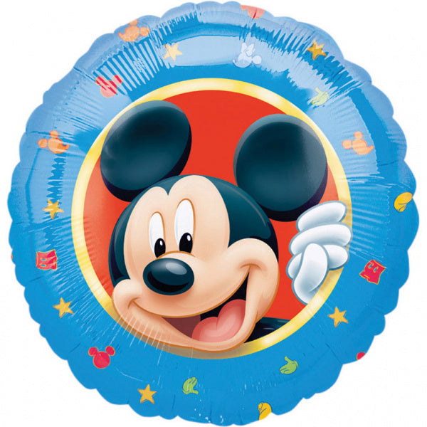 Mickey Mouse Helium Ballon Blau 43cm leer