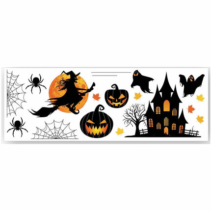 Halloween Wanddekoration Hexe 80cm